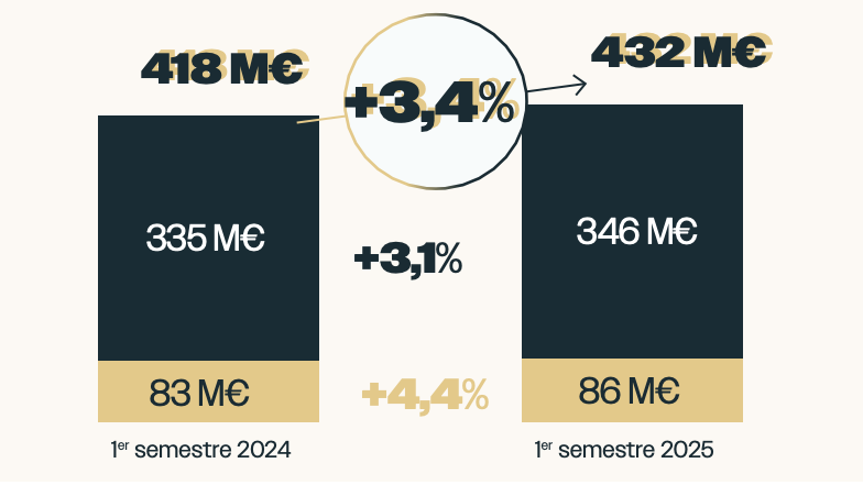 Konnte ihr Volumen auf 432 Millionen Euro steigern: die Musikwirtschaft Frankreichs.