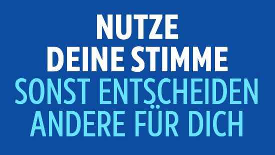 Ruft zur Briefwahl auf: die EU-Kampage "Use Your Vote!".