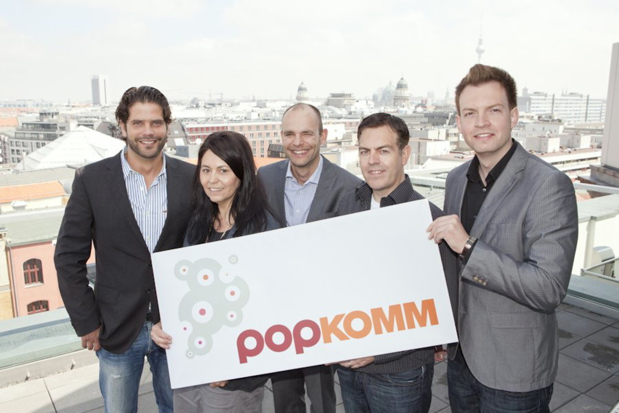 Bauen auf Kommunikation und Information (v.l.n.r.): Daniel Barkowski, Regine Haschka (Seedlab), Ralf Kleinhenz, Paul Cheetham und Manuel Gerres (Seedlab)