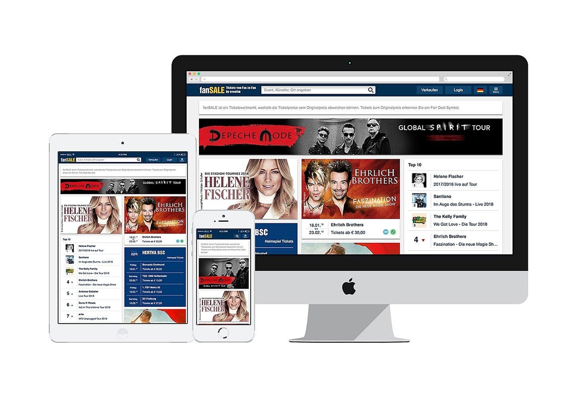 Erfüllt die strengeren Auflagen für Suchmachinenwerbung von Zweitmarktplattformen: fanSale