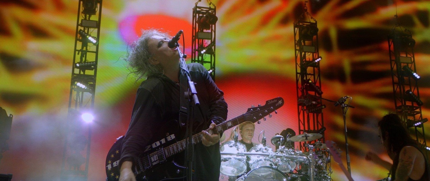 Nur am 11. Juli auf der großen Leinwand zu sehen: The Cure beim Jubiläumskonzert im Hyde Park