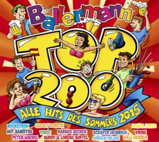 Ballermann Top 200 – Alle Hits des Sommers 2015