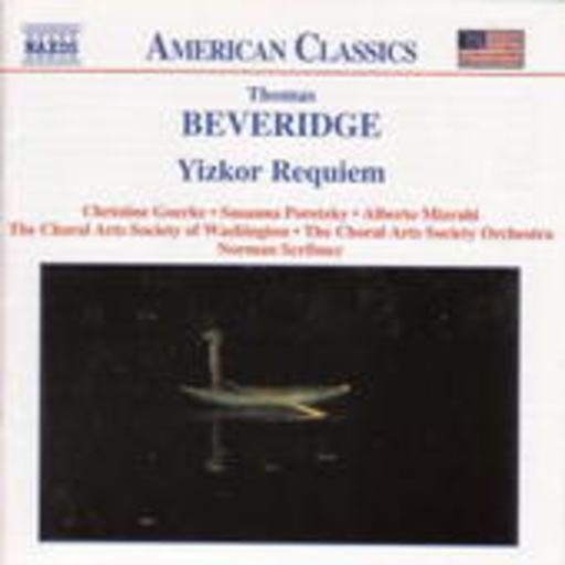 Norman Scribner/The Choral Arts Society Orchestra/... – Yizkor Requiem