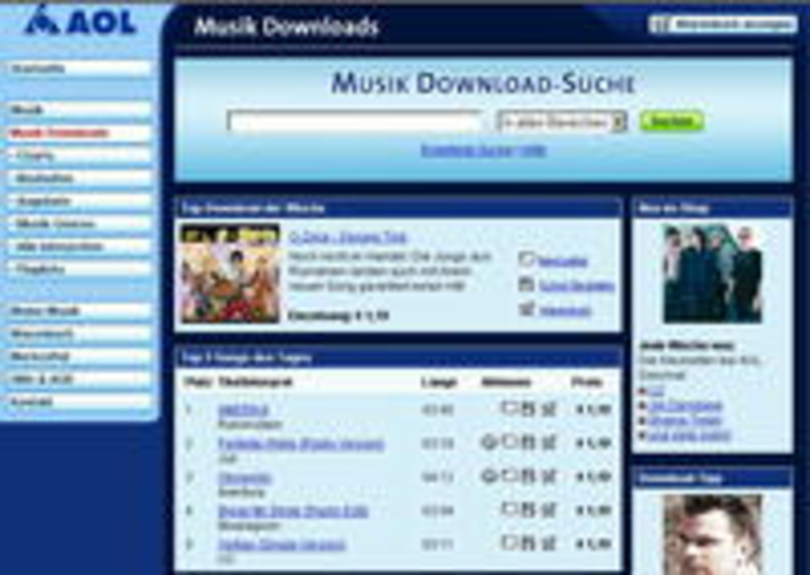 Testsieger: der AOL-Shop