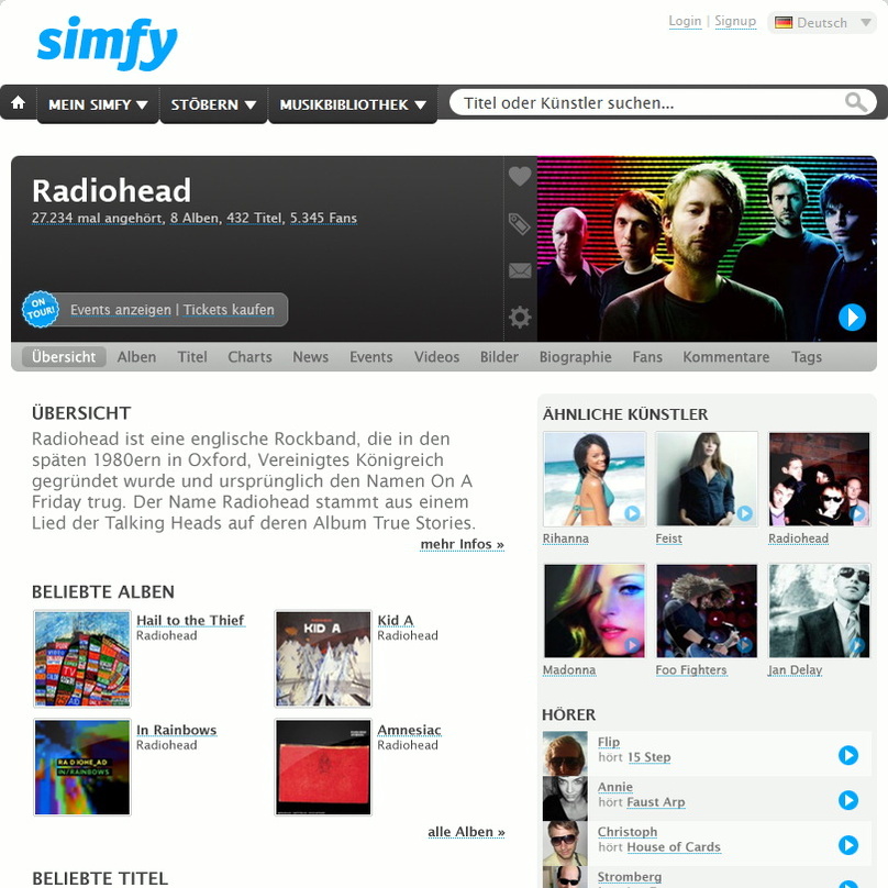 Soll mit Hilfe von Music Networx bald zum Abo- und Mobildienst werden: Simfy