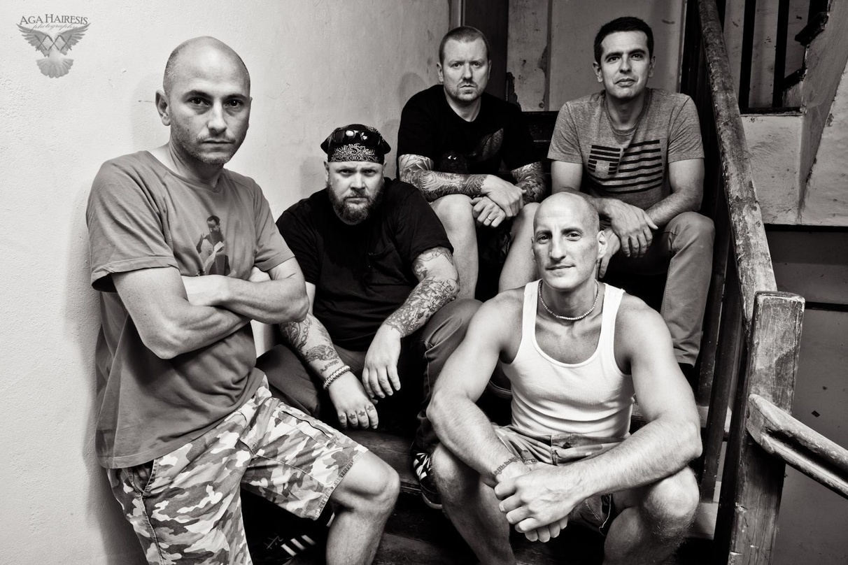 Ist neben seiner Verleger- und Investorentätigkeit auch als Bassist mit der Punkband Judge unterwegs: Matt Pincus (hinten, rechts)