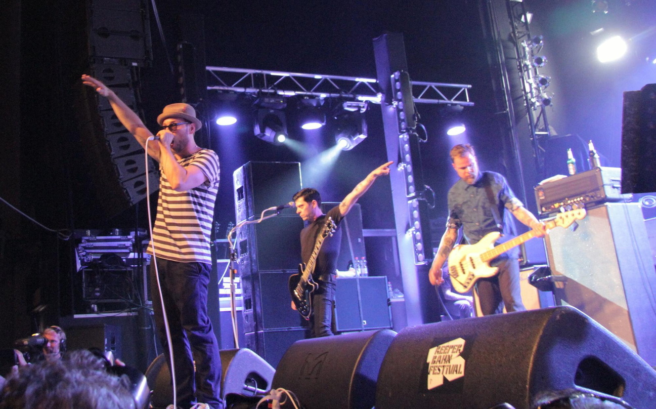 Einer der Headliner beim Taubertal 2015: die Beatsteaks, hier bei der Warner Music Night 2014 beim Reeperbahn Festival