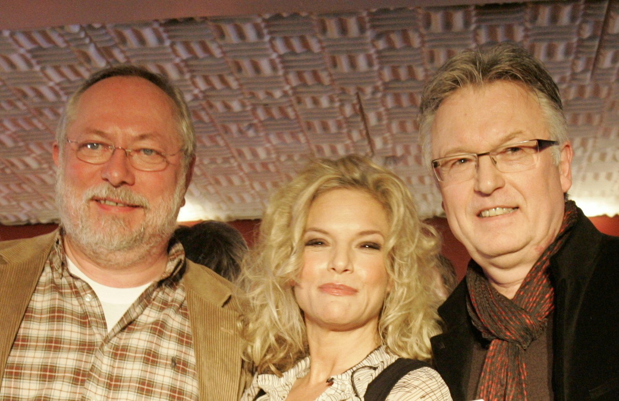 Bleiben einander treu (v.l.n.r.): Heinz Canibol, Ina Müller und Roman Rybnikar