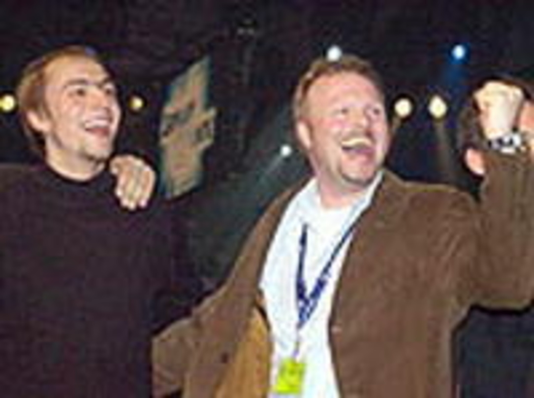 Holten für sich eine Traumquote, nicht jedoch für den NDR: Max (l.) und Stefan Raab