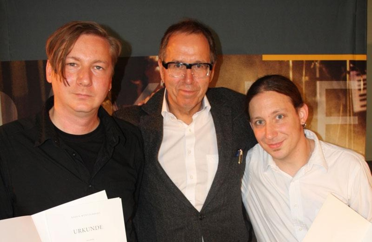 Bei der Übergabe der Ernennungsurkunden (von links): Heiko Wandler, Udo Dahmen und David-Emil Wickström