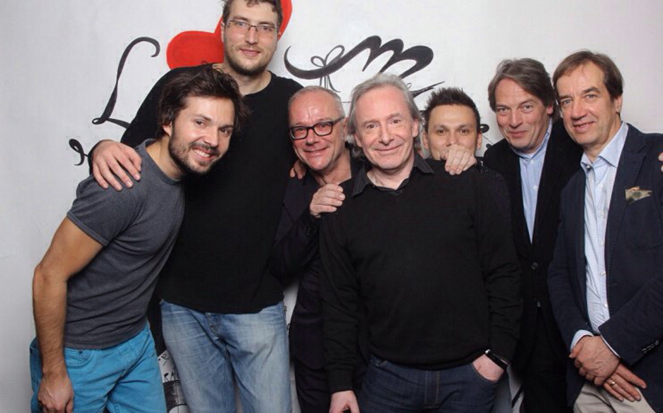 Trafen sich in Prag (von links): Alexander Cerevka, Ladislav Vajdicki, Achim Fehlau (alle: Brainzone), Lubos Mozis (Rough Trade Distribution), David Tkac (Brainzone), Johannes Koch (Radio-...