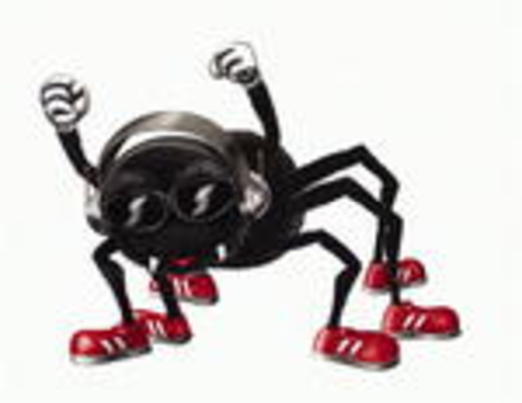 Krabbelte Music Mail ins Netz: Silly Spider