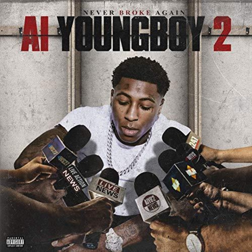 Vorwiegend durch Streams ganz oben: "Al YoungBoy2" von YoungBoy Never Broke Again