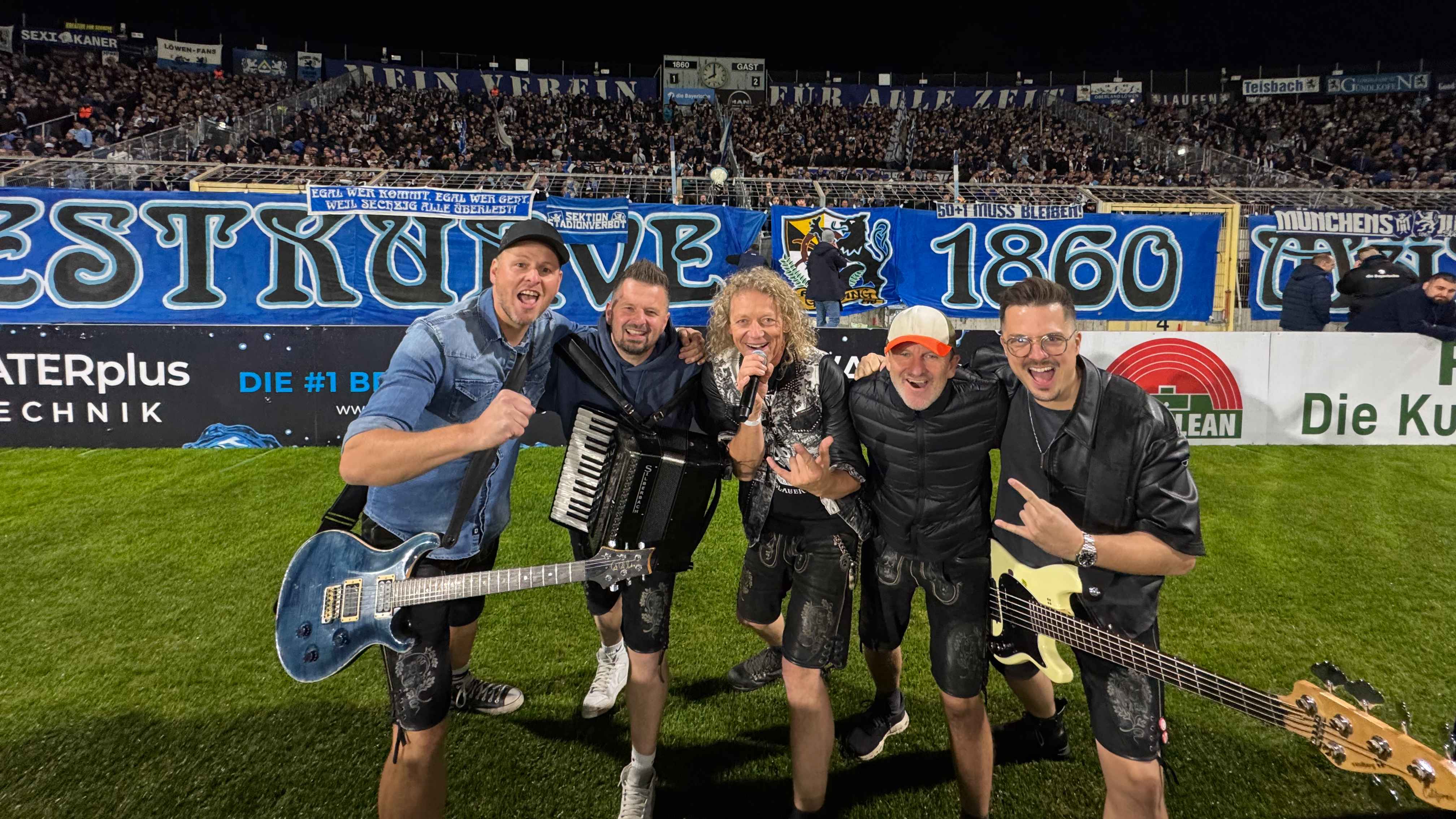 Traten im Grünwalder Stadion auf: die Troglauer.