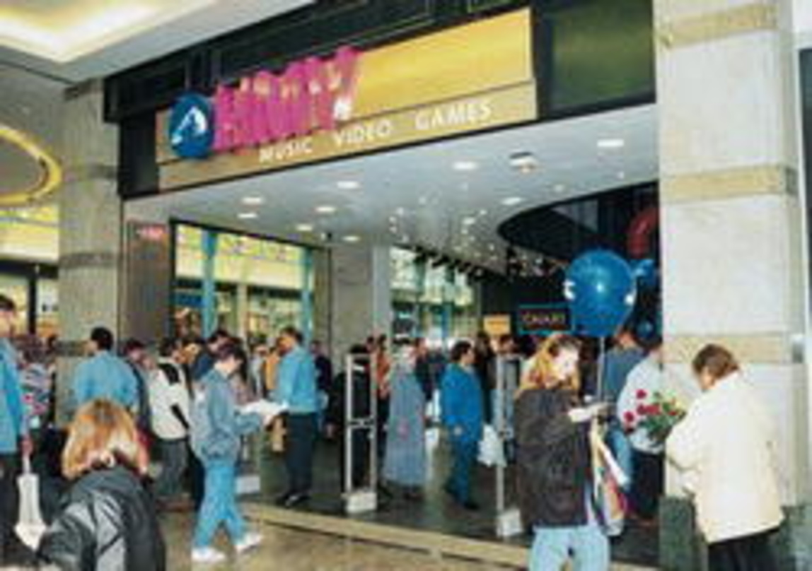 Soll noch in der ersten Jahreshälfte seine Türen schließen: die erste deutsche HMV-Filiale in Oberhausen