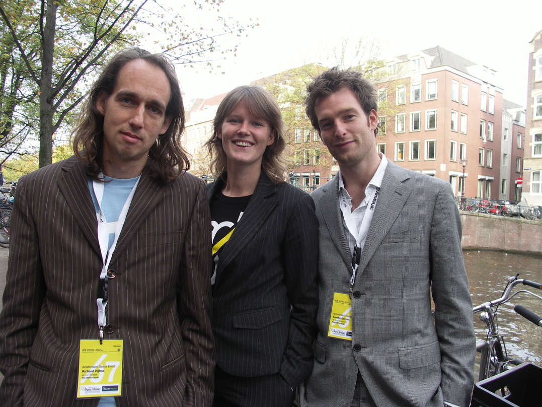 Sehr zufrieden: das ADE-Team um (v.l.n.r.) Richard Zijlma, Simone Tettero (Customer Relations/Production) und Remko Gorter (Marketing & PR)