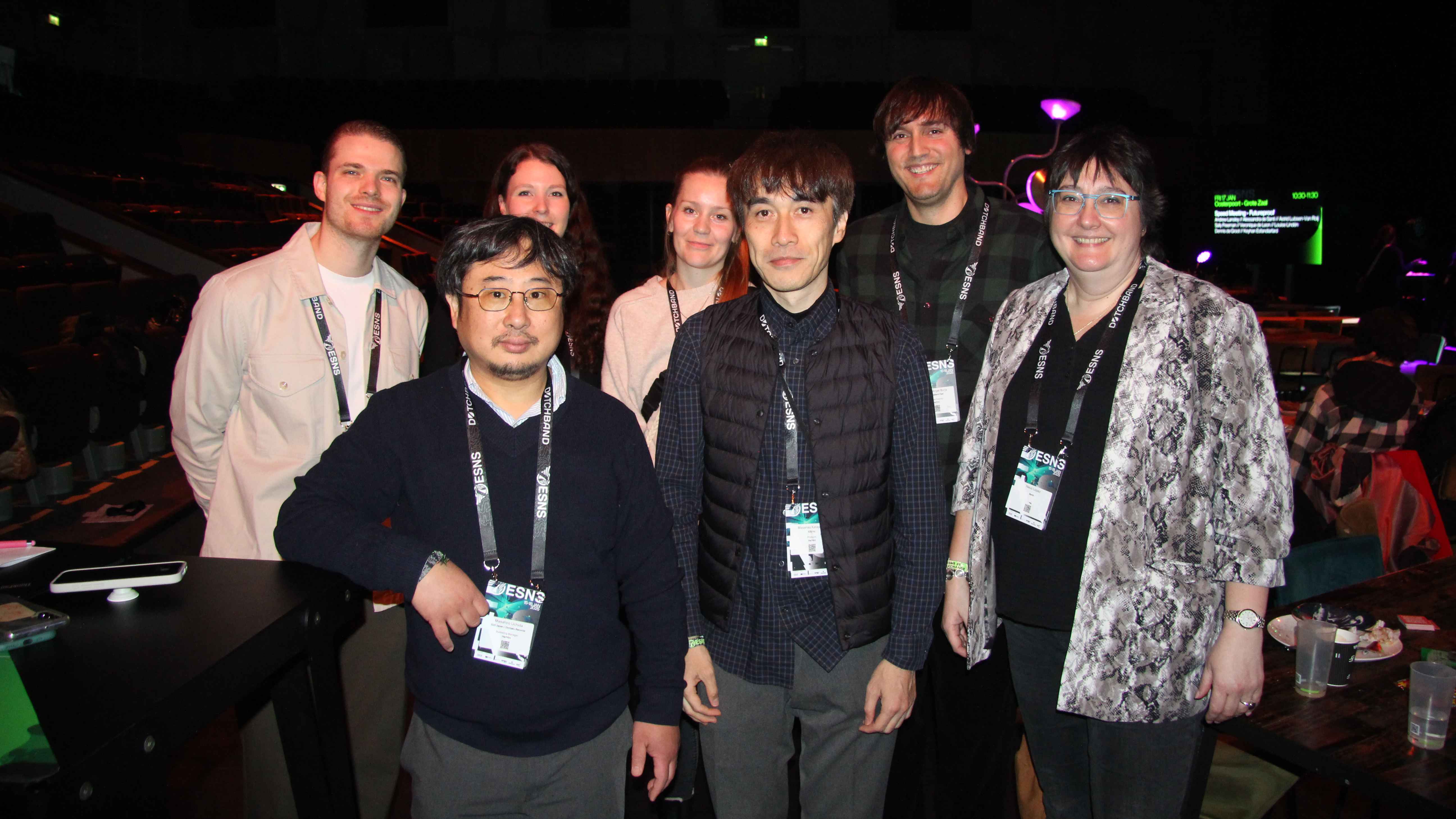 Beim German Breakfast bei Eurosonic Noorderslag (von links): Tom Snoijink (Amsterdam Branch S2S), Masahiro Uchida (General Manager S2S), Natascha Bader, Anna Sophie Rosenhayn (beide Initia...