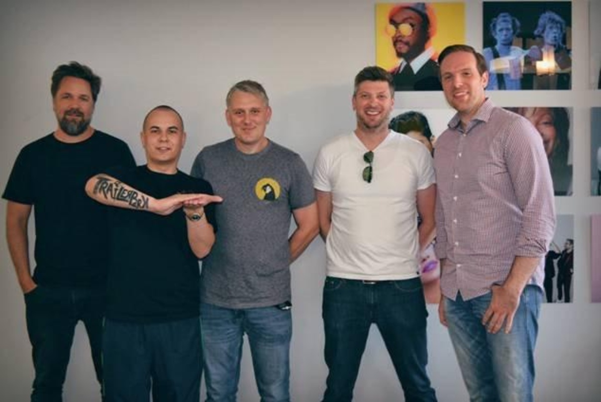 Kümmern sich gemeinsam um den Trailerpark-Musikverlag (von links): Maik Pallasch (Managing Director GSA BMG), Sebastian Krug (CEO Trailerpark), Ronny Boldt und Stephan von Gumpert (beide T...