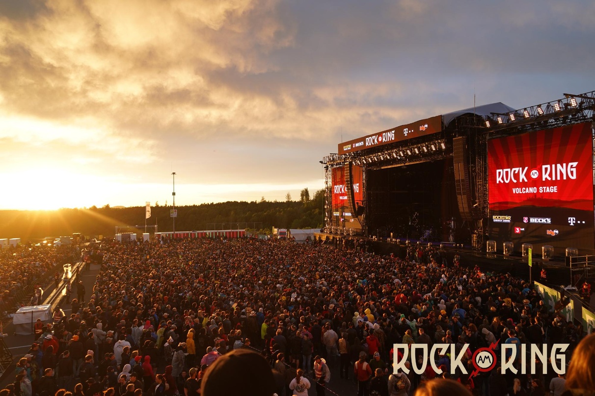 Hier war es einmal mehr voll: Impression von Rock am Ring 2019