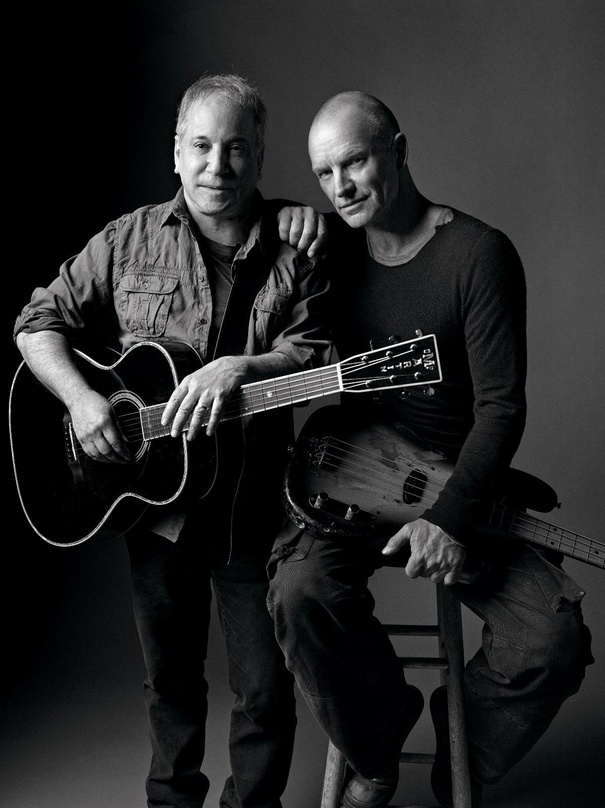 Begeisterten ihre deutschen Fans: Paul Simon und Sting