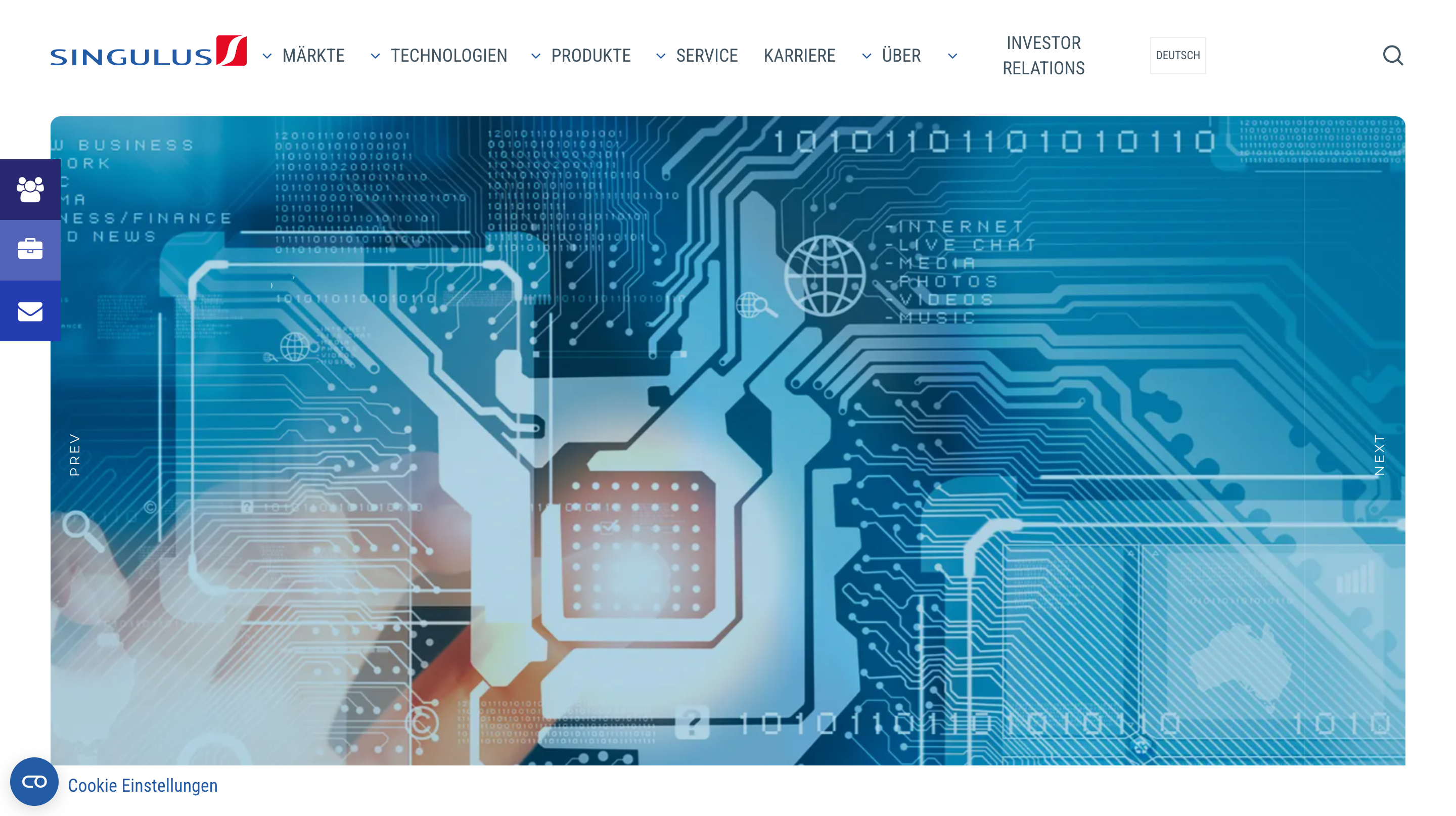 Schloss einen Deal mit Sonopress ab: das deutsche Maschinenbauunternehmen Singulus Technologies.