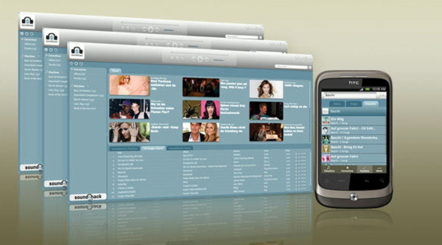 Bietet Musikstreams auf Rechner und Handy: Soundshack