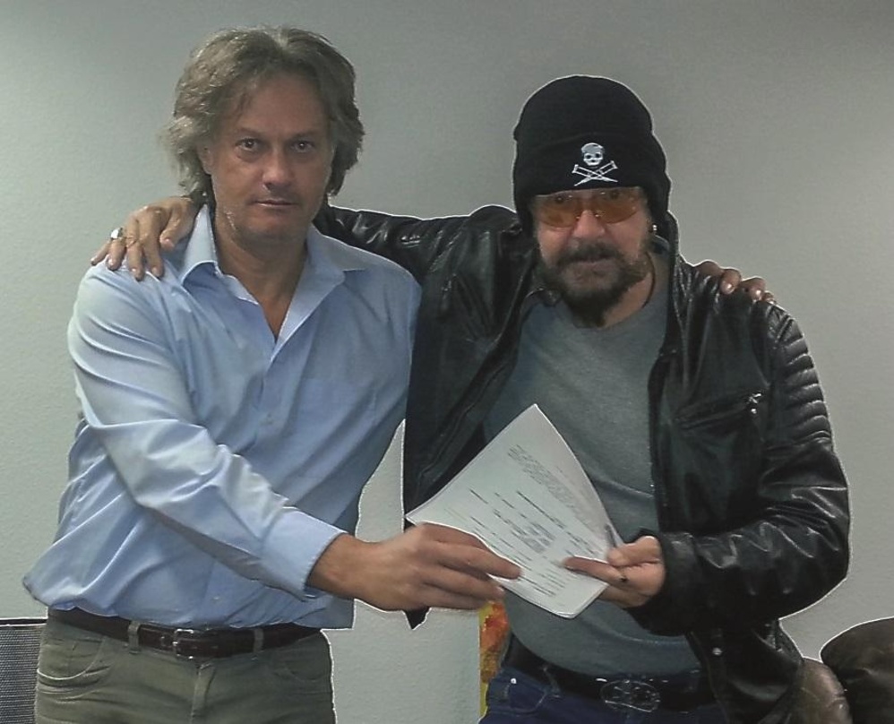Neue Partner bei Phoenix Records (von links): Tom Hallek und Micky van Wolfen