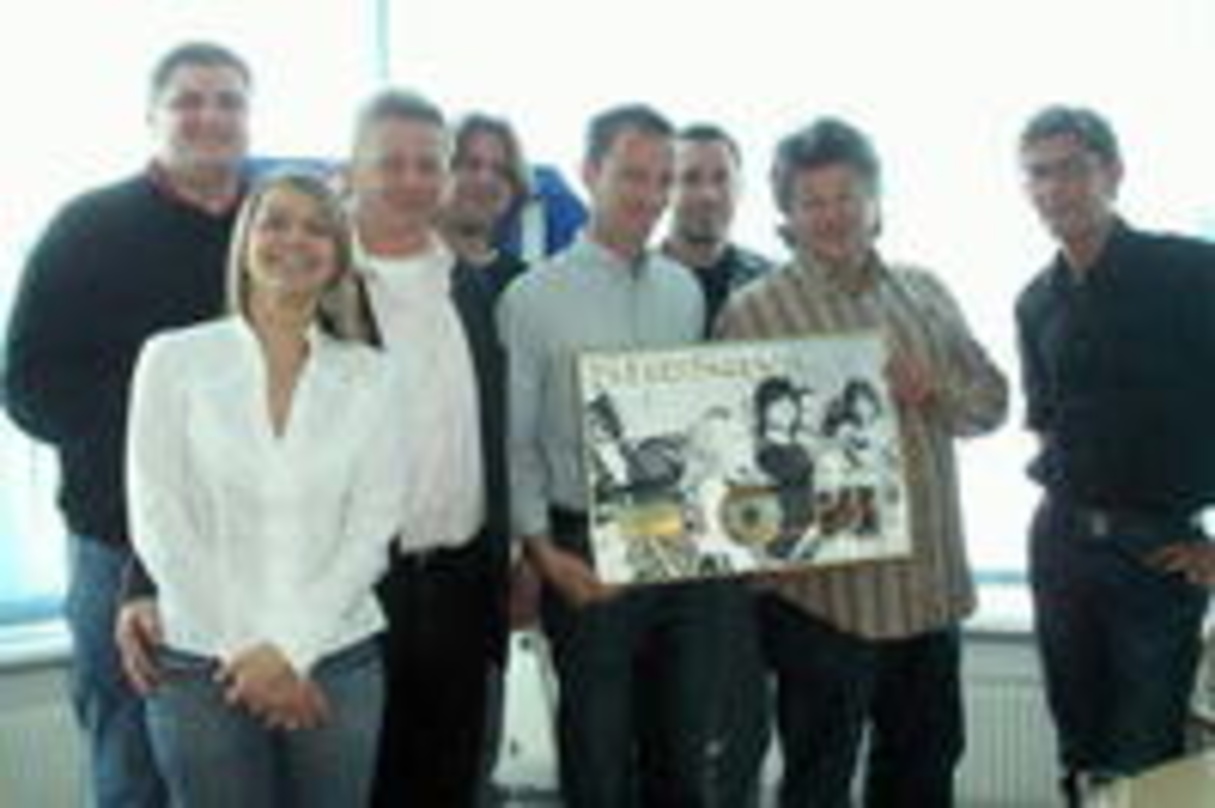 Vertreter von EMI Austria und das Ö3-Team