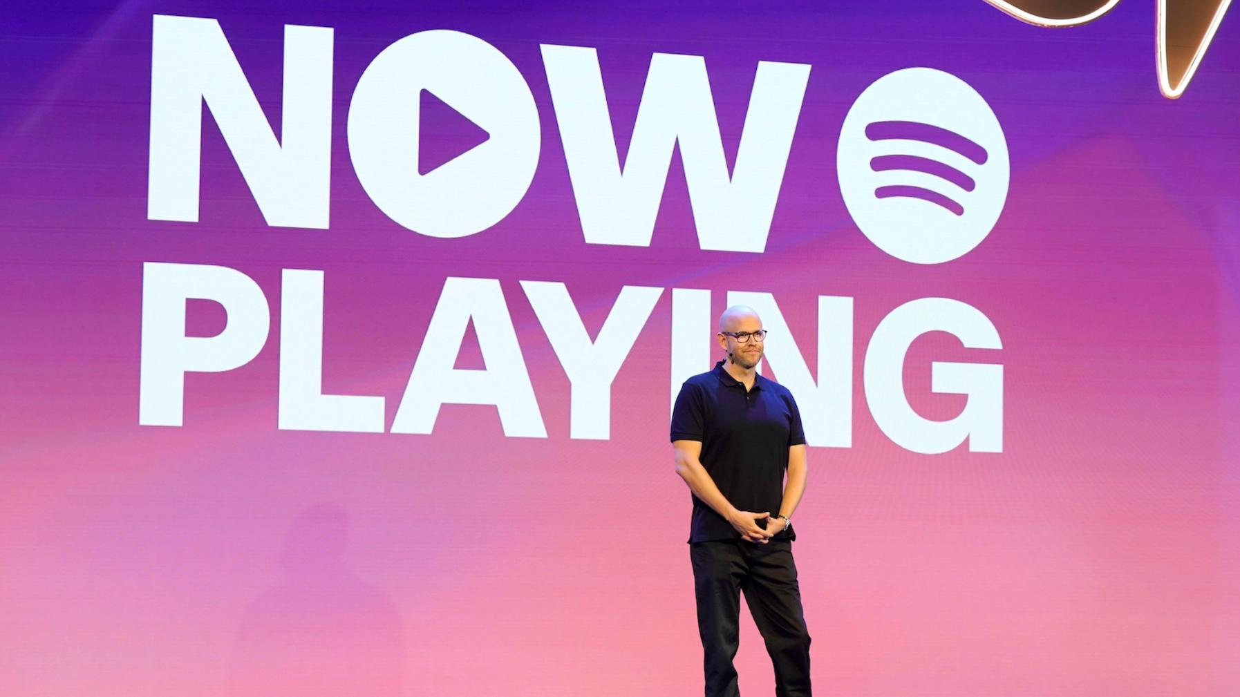 Rückte im November 2024 in Los Angeles beim Event "Now Playing" die Podcast-Welt in den Fokus: Spotify-CEO Daniel Ek.