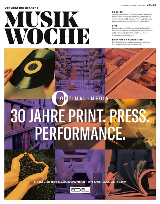 Die E-Paper-Ausgabe von MusikWoche Vol. 49 2021