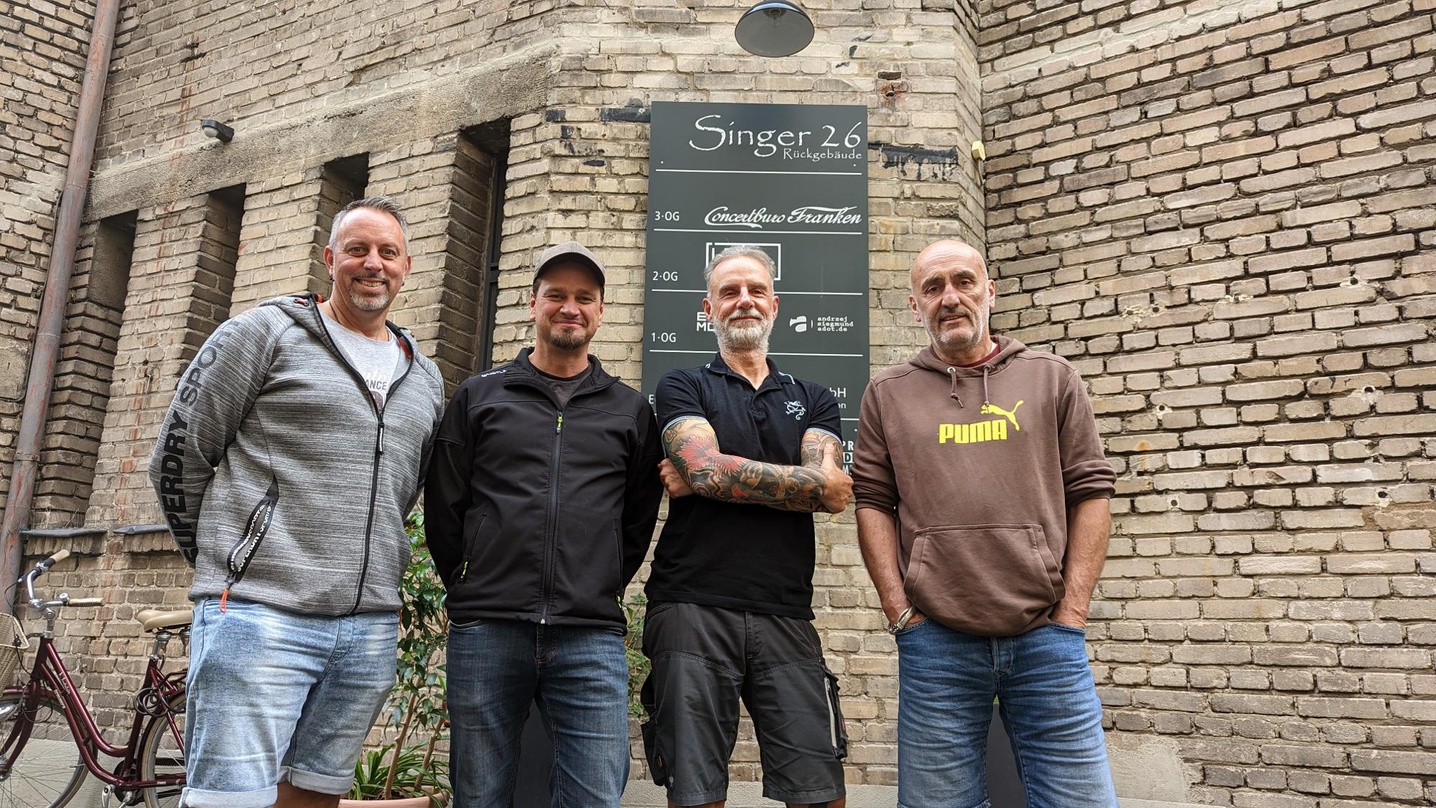 Neue Partner (von links): Michael Pröbster, Bernhard Chapligin (beide Concertbüro Franken), Steffen Rose (Navigator) und Axel Ballreich (Concertbüro Franken)