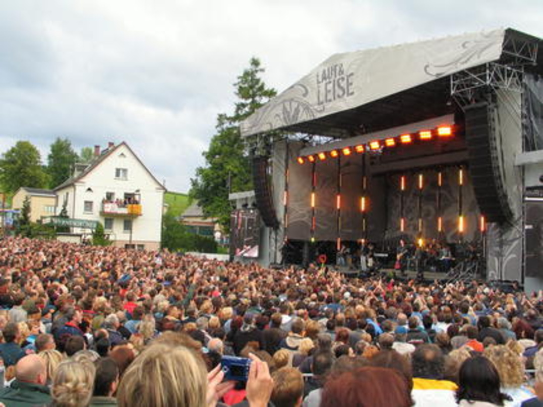 Alles im grünen Bereich: das Wernesgrüner Open-Air