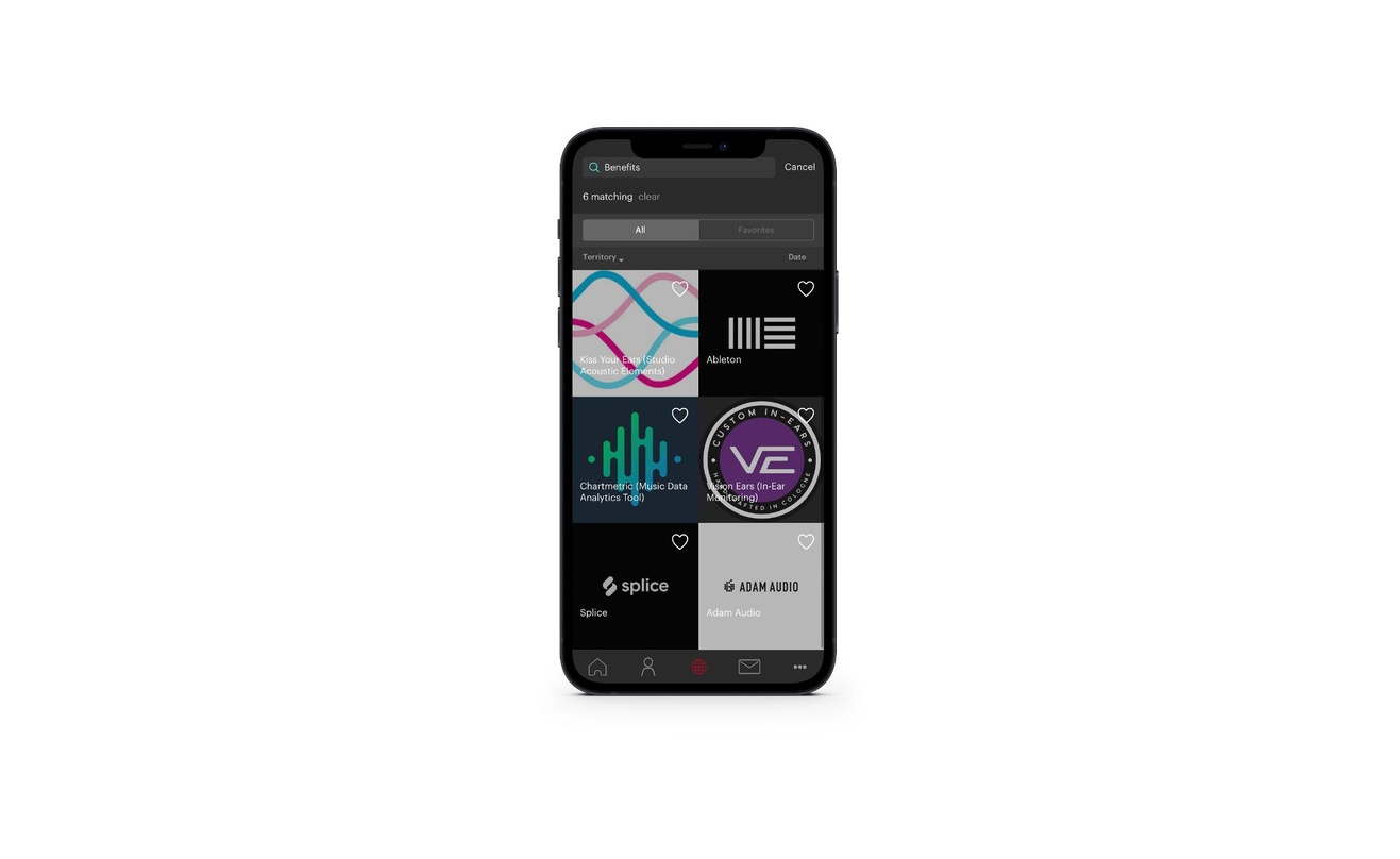 Alle Partner auf einem Blick: Präsentiert in der myBMG App