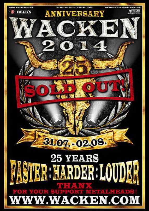 In weniger als 48 Stunden ausverkauft: 75.000 Tickets fürs Wacken Open Air sind vergriffen