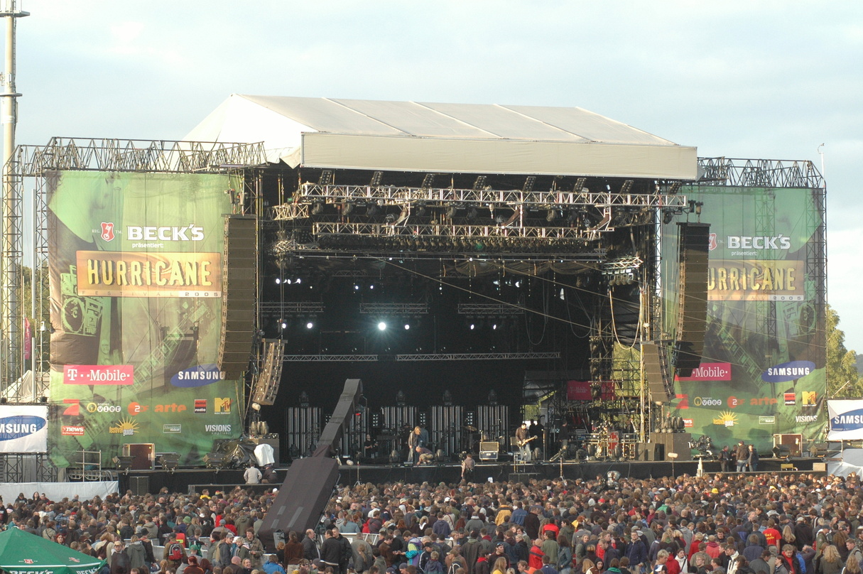 Bald auf ZDFkultur zu sehen: die Bühne des Hurricane-Festivals