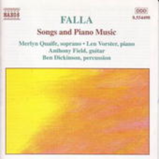 Merlyn Quaife/L. Vorster/A. Field/B. Dickinson – Lieder und Klaviermusik