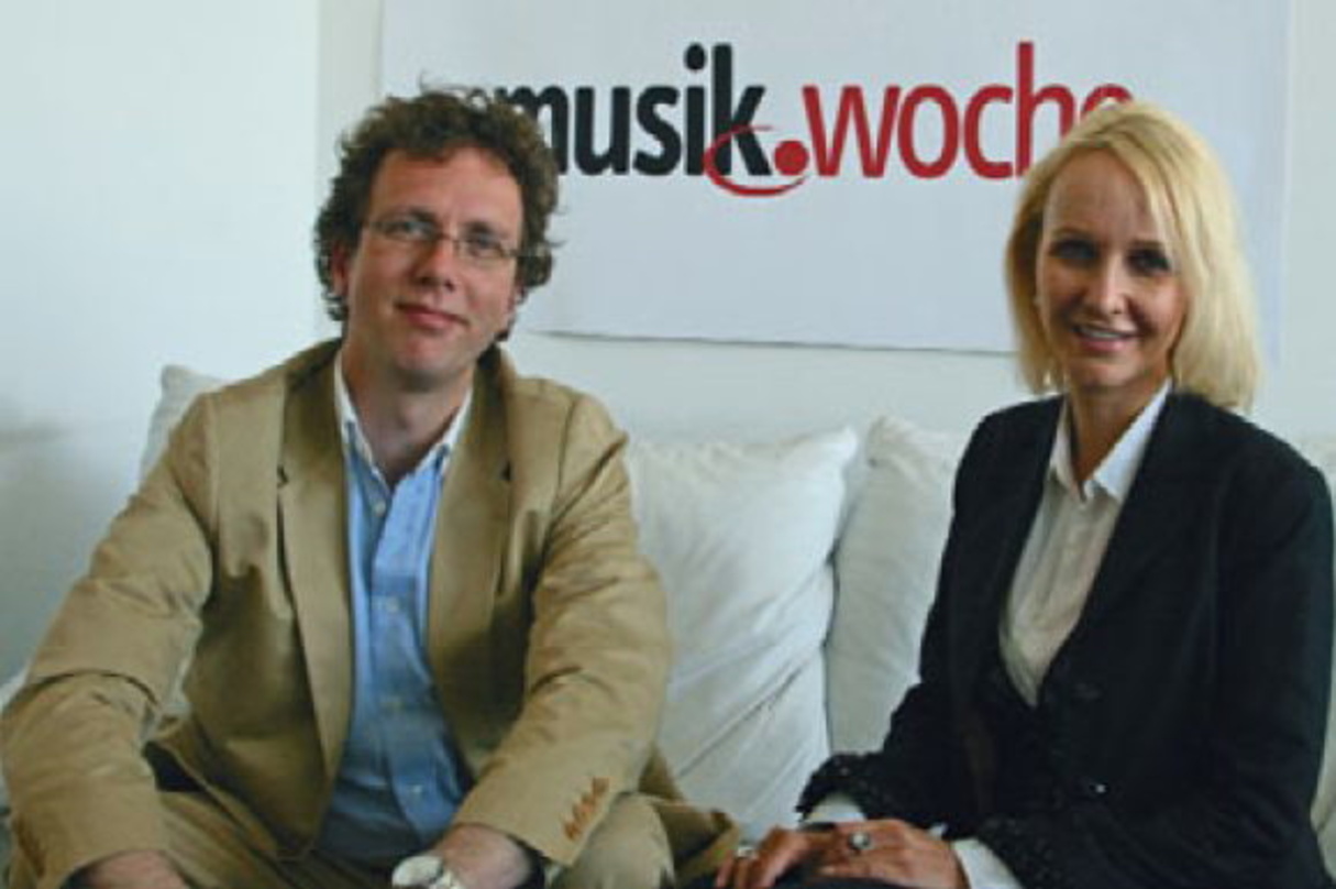 Stellten K.B.C. auf der MusikWoche-Couch vor: Jobst-Henning Neermann und Kristina Bach