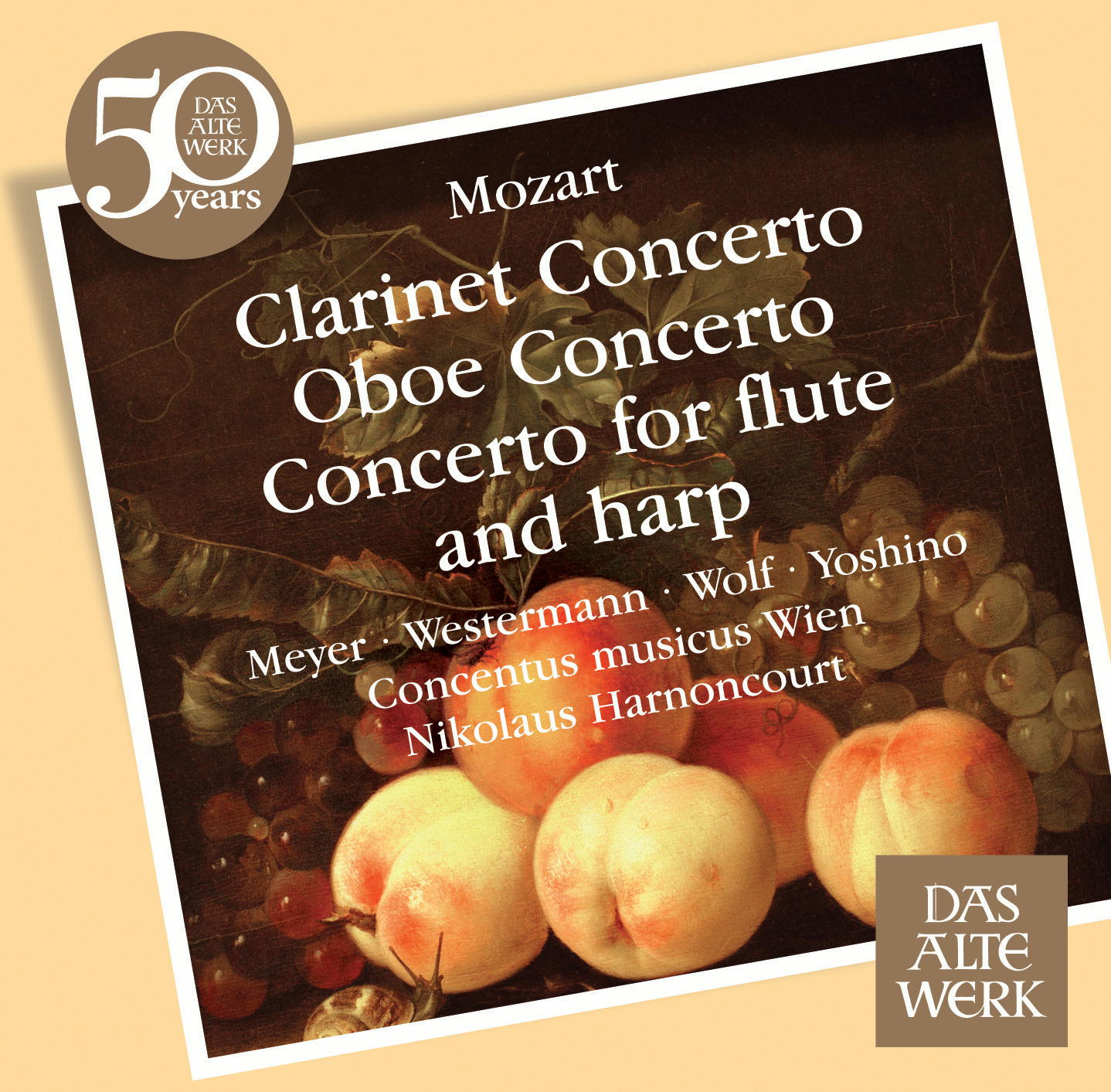 Nikolaus Harnoncourt/Concentus Musicus Wien – Clarinet Concerto/Oboe Concerto/Concerto For Flute & Harp