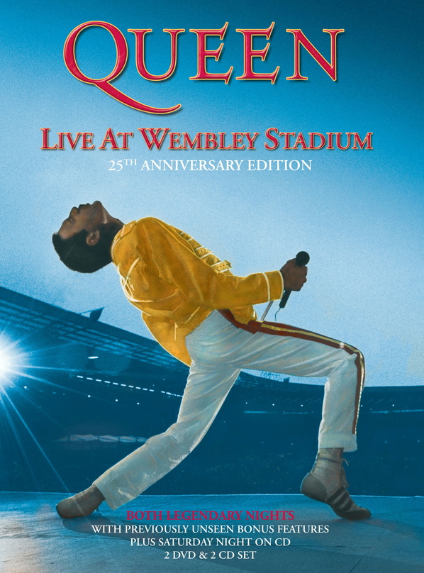 Erstmals komplett und in voller Länge auf DVD: die beiden London-Konzerte von Queen