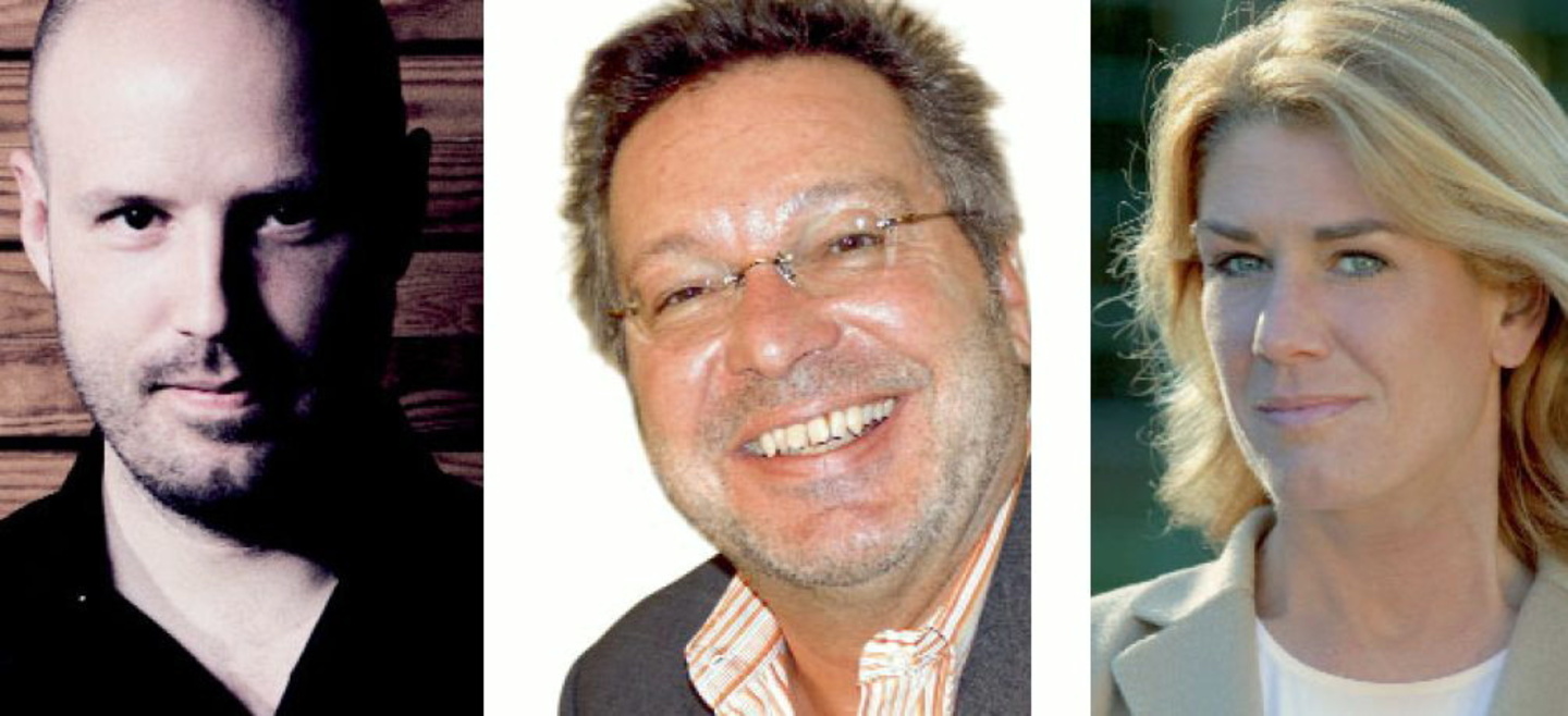 Setzen sich für eine gute Sache ein (v.l.n.r.): Christopher von Deylen, Gerd Gebhardt, Daniela Geißler ...