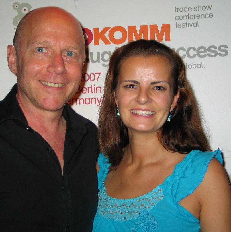 Warben für die Messe: Mike P. Heisel und Katja Bittner