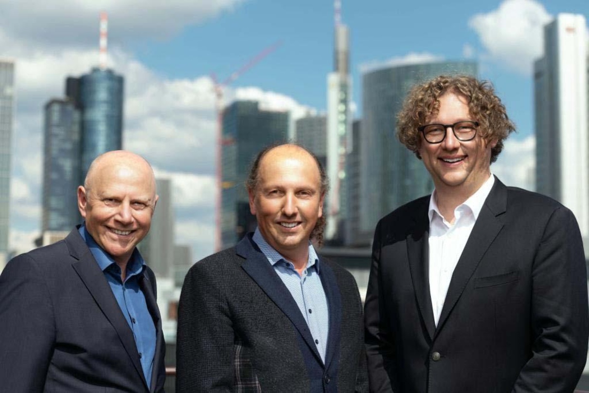Arbeiten gemeinsam am Culture Lab in Dubai (von links): Mike P. Heisel, Claus Fischer und Markus Illing (beide Geschäftsführer Voss+Fischer)