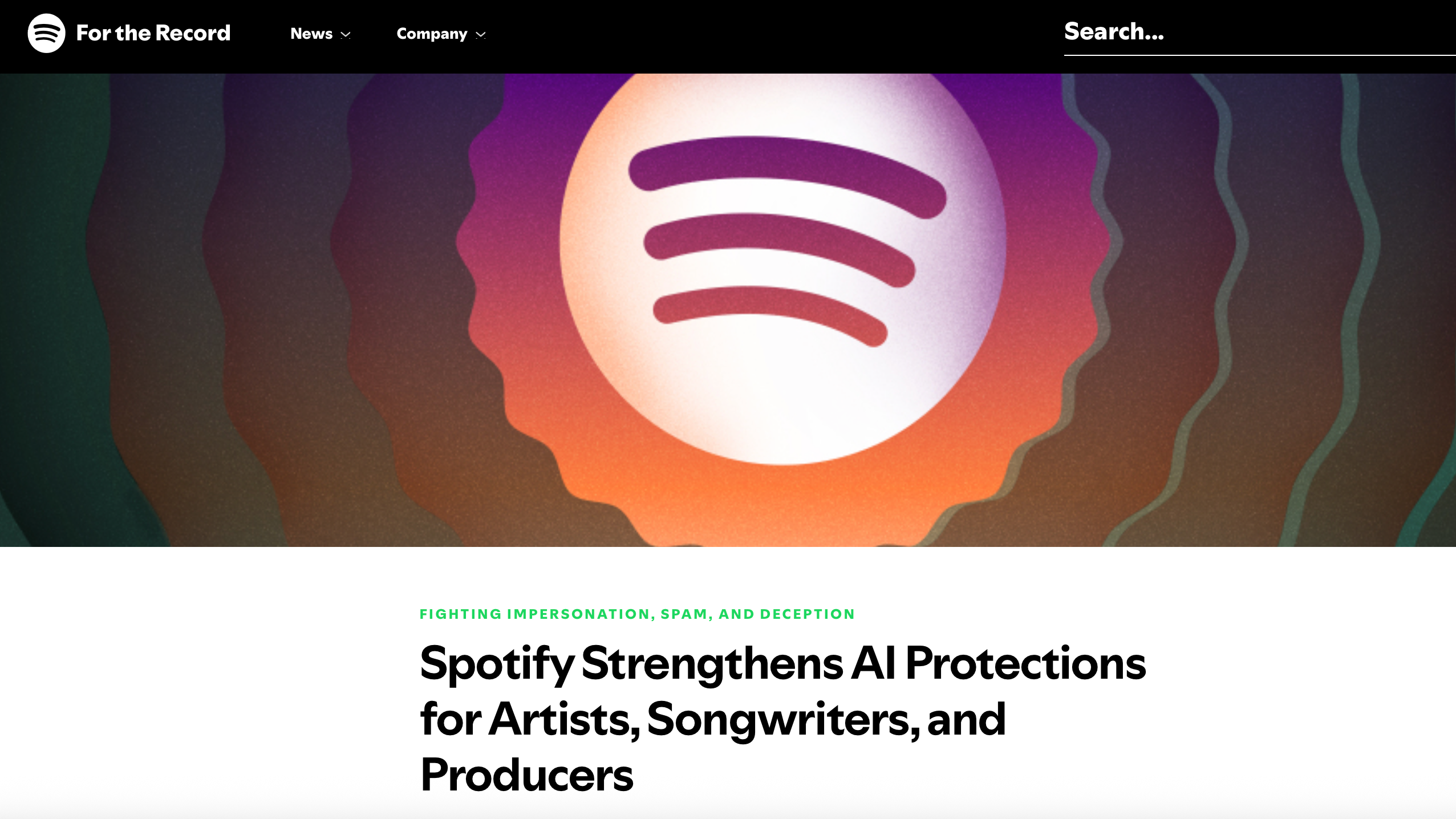 0a0f95b8 1dd7 46df ba23 613109e1f88e Selbstauskunft statt KI-Spam-Filter: bei Spotify geht man in Sachen KI-Kennzeichnung zunächst einen kleinen Schritt.