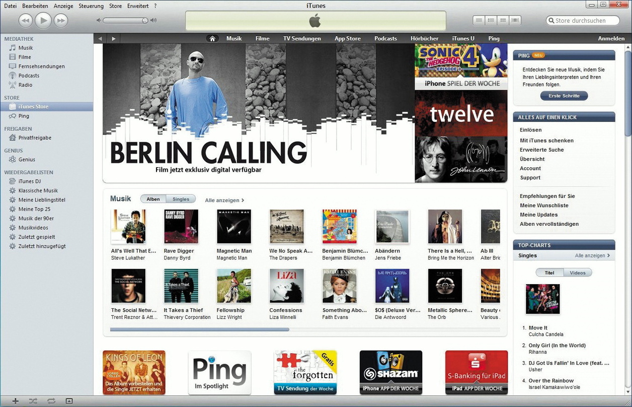 Nun auch über den Simfy-Player abspielbar: Lokal gespeicherte Musik aus der iTunes-Bibliothek