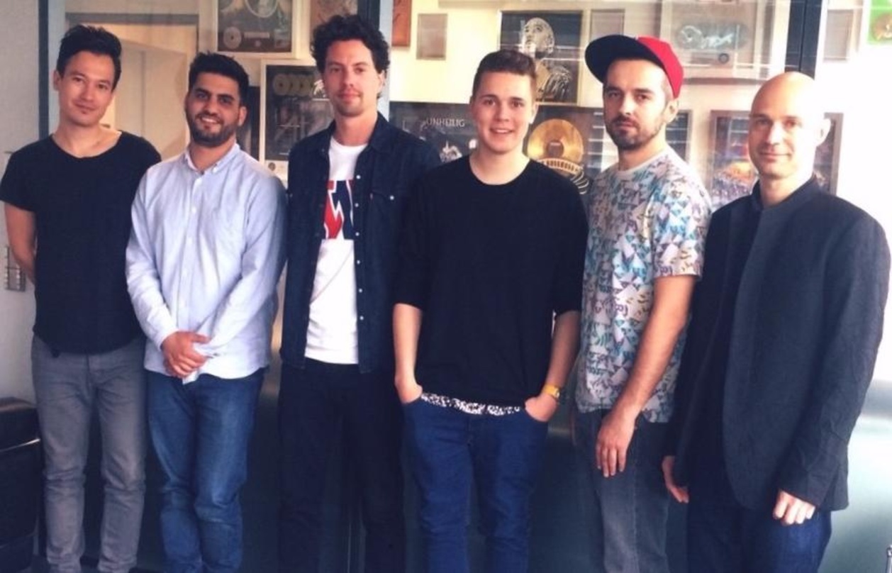 Trafen sich in Berlin (von links): Daniel Standke, Aksel Picker, Max Paproth, Felix Jaehn, Lukas Pizon und Patrick Strauch