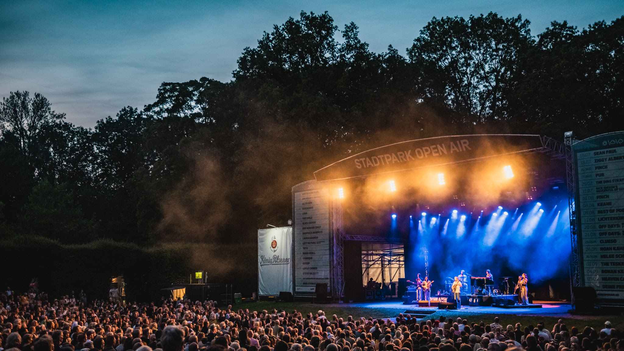 Fand erstmals 1975 statt: das Stadtpark Open Air der Karsten Jahnke Konzertdirektion.