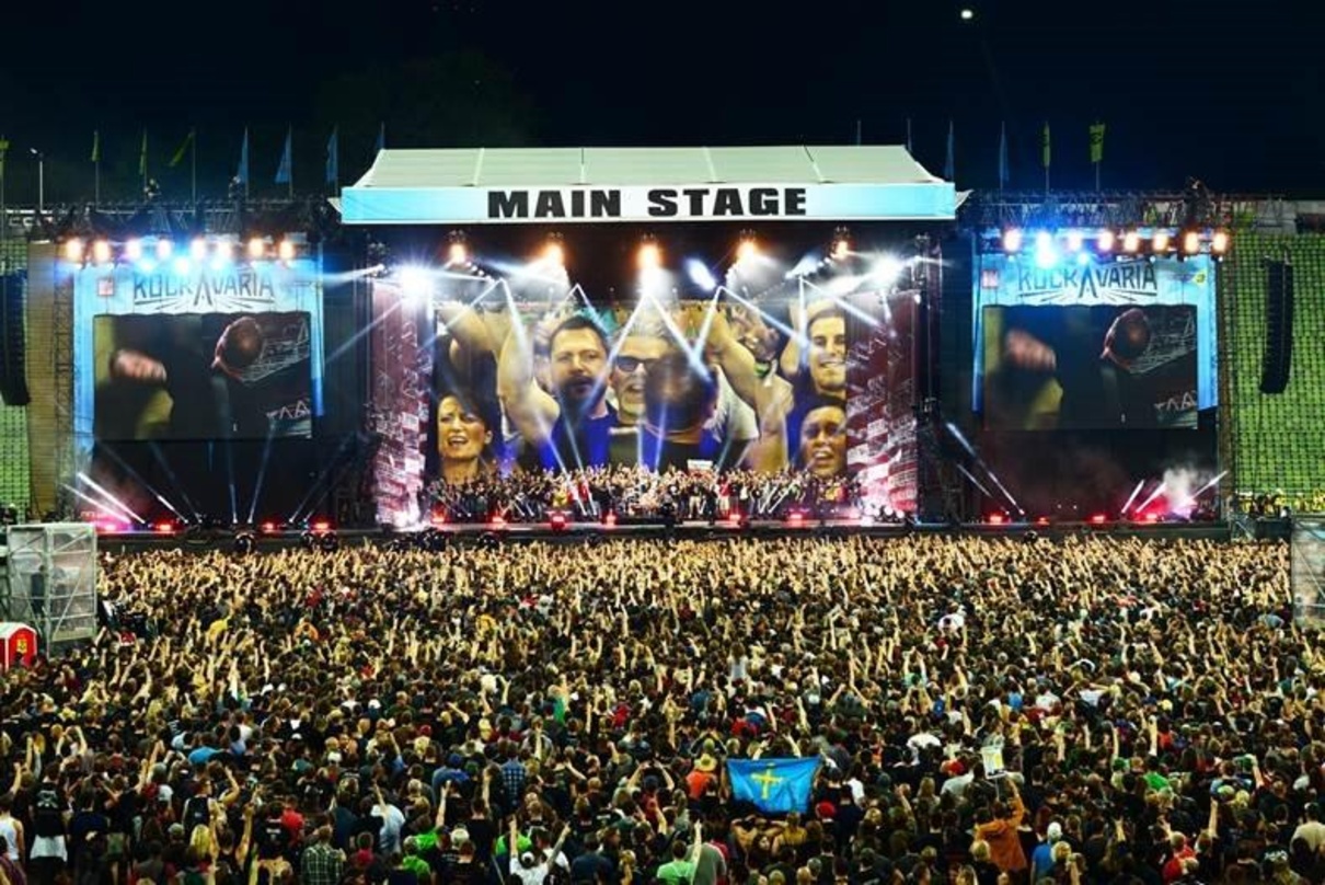 In München traten sie am Sonntagabend auf: Metallica bei ihrer Show auf der Main Stage