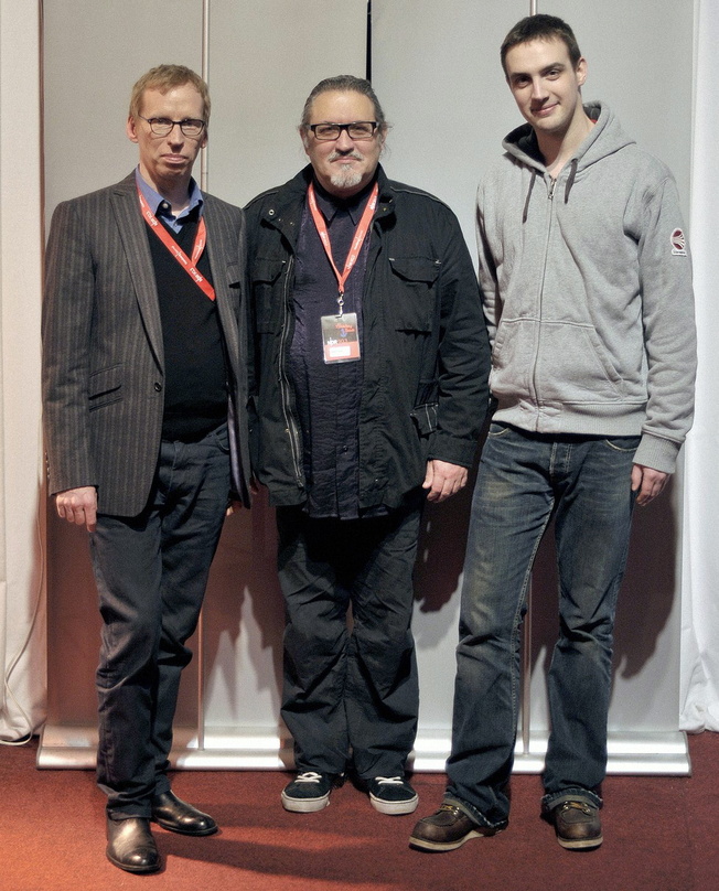 Neue Partner (v.l.n.r.): Dirk Mahlstedt, Edo Zanki und Simon Schulz (Label Manager edelkultur)