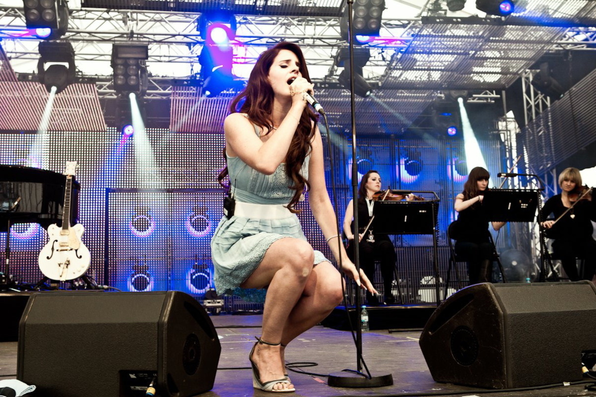 Stand am Schlusstag beim Melt! auf der Bühne: Lana Del Rey