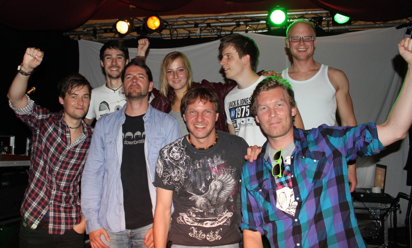 Freuten sich über einen erfolgreichen Showcase-Abend: Bellaphon und Reezee